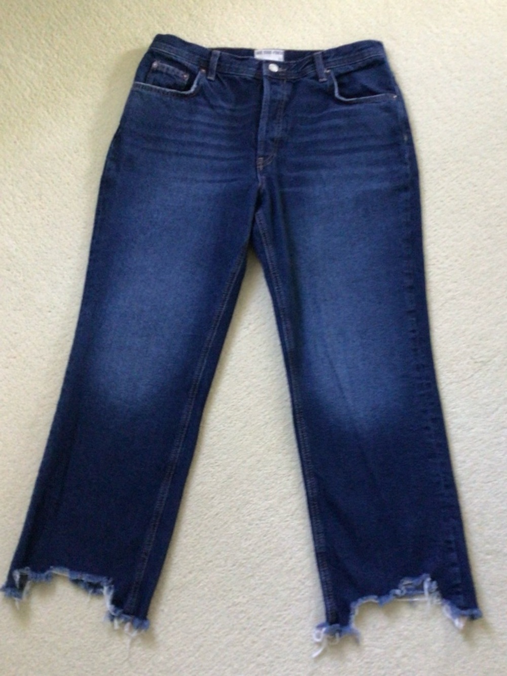 Free People cropped jeans